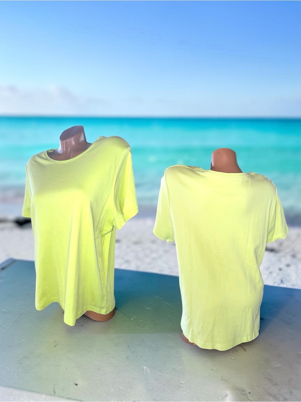 Croft & Barrow l Neon Yellow Short Sleeve Crewneck Tee l XXL l EUC